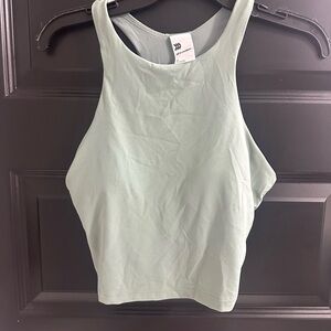 All in Motion Sage Green Cropped Tank Top